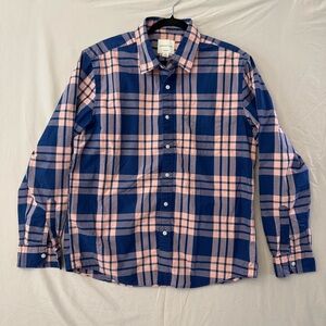 American Eagle Outfitters Long Sleeve Plaid‎ Shirt, Button Down, Mens Size Large
